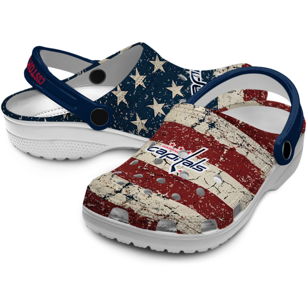 washington-capitals-clog-customized-distressed-stripes-blue-red-blue-high-quality.webp