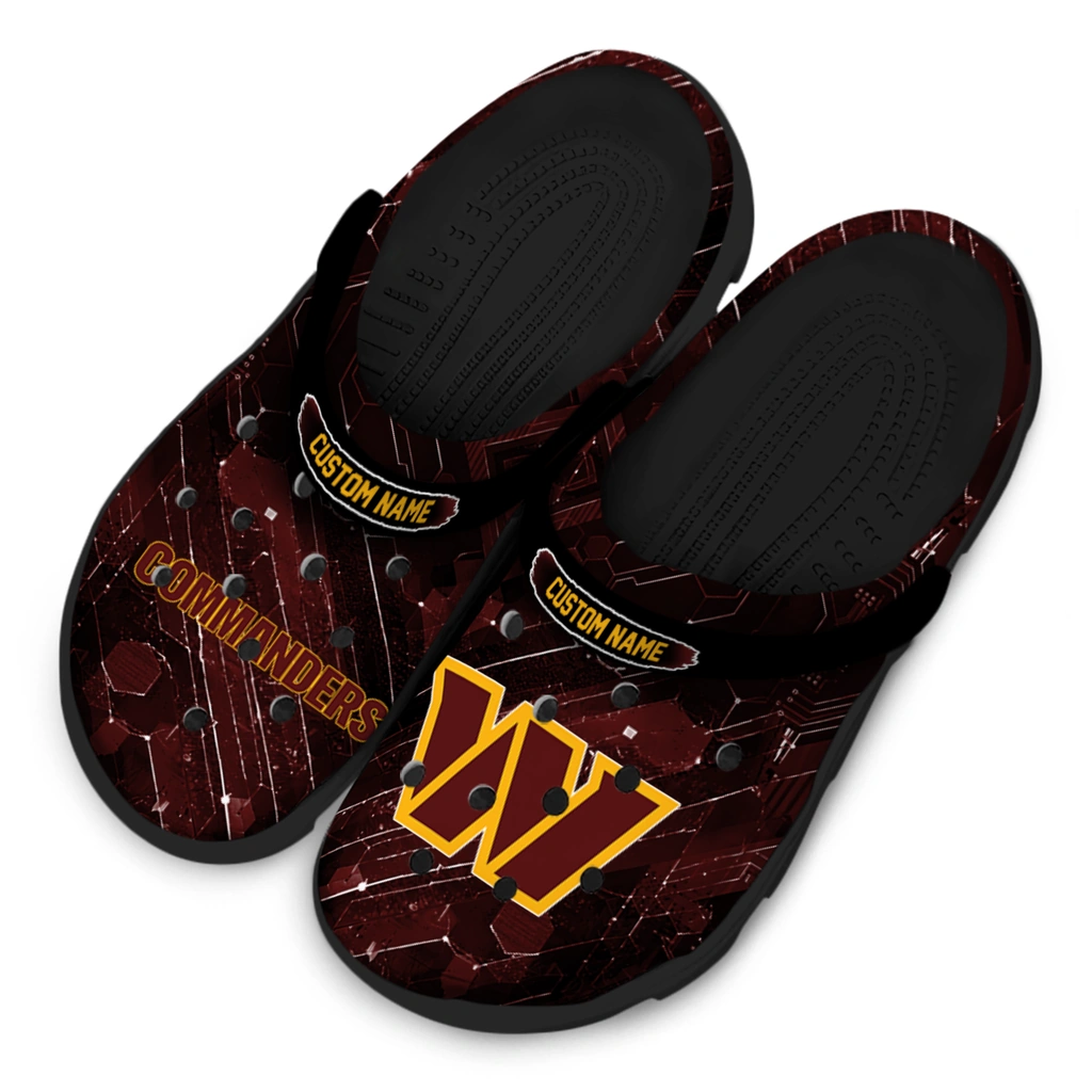 washington-commanders-clog-custom-circuit-geometry-burgundy-black-latest-model.webp