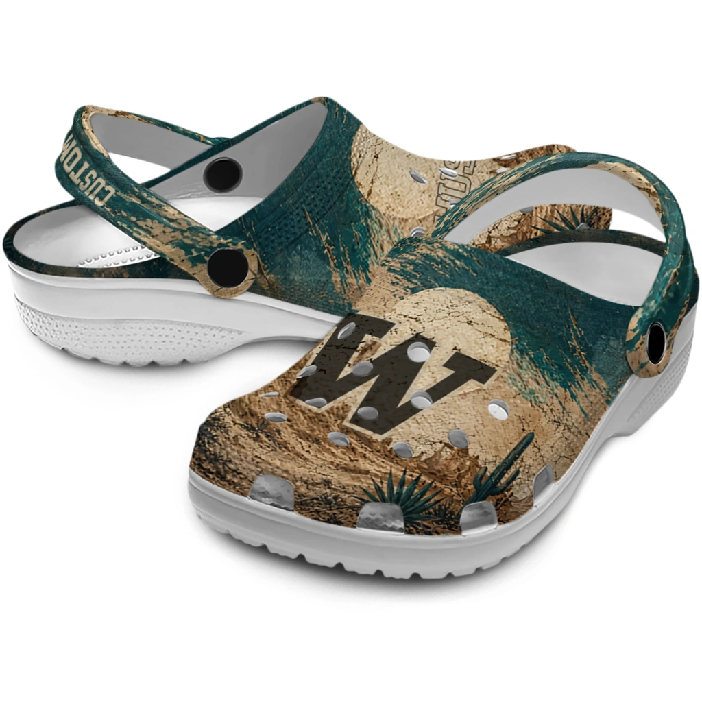 washington-huskies-clog-custom-cracked-landscape-fir-green-beige-high-quality.webp