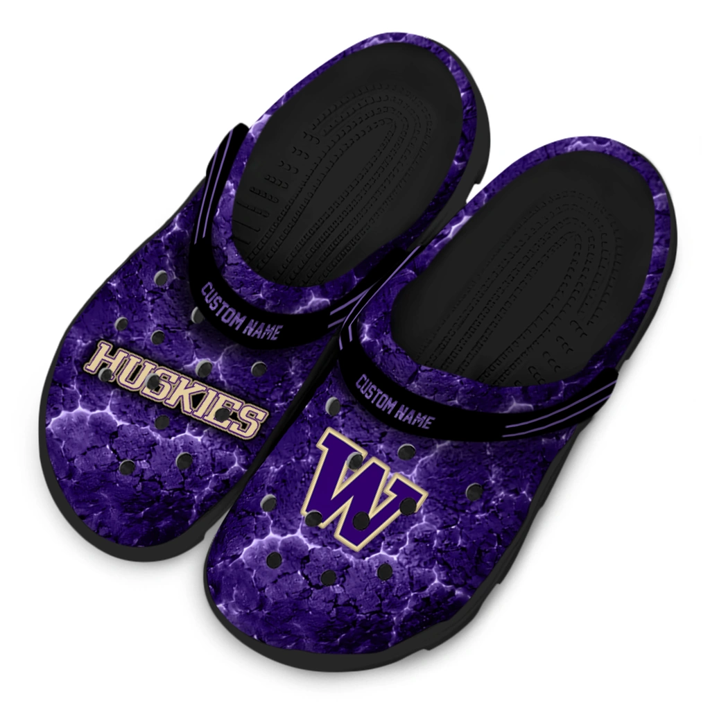 washington-huskies-clog-customized-cracked-energy-purple-black-latest-model.webp