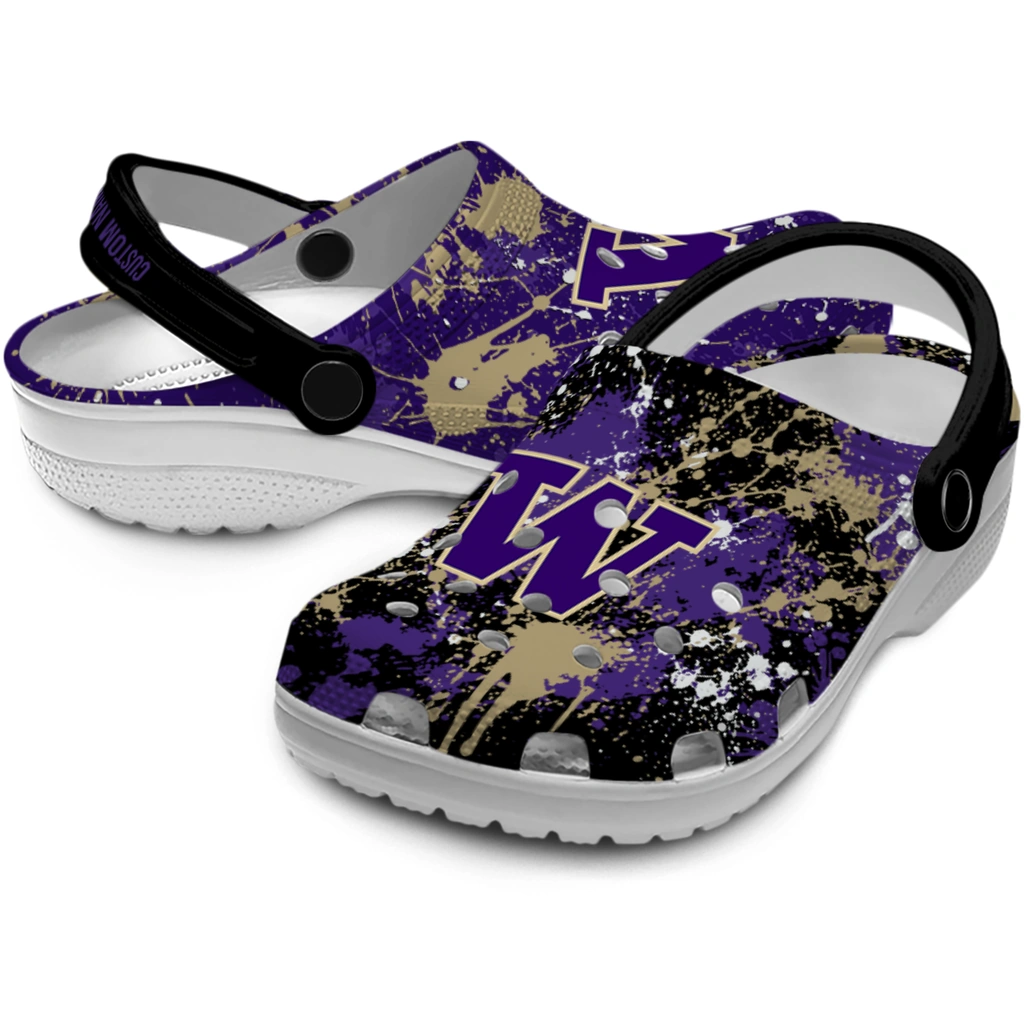 washington-huskies-clog-customized-splatter-splash-purple-black-high-quality.webp