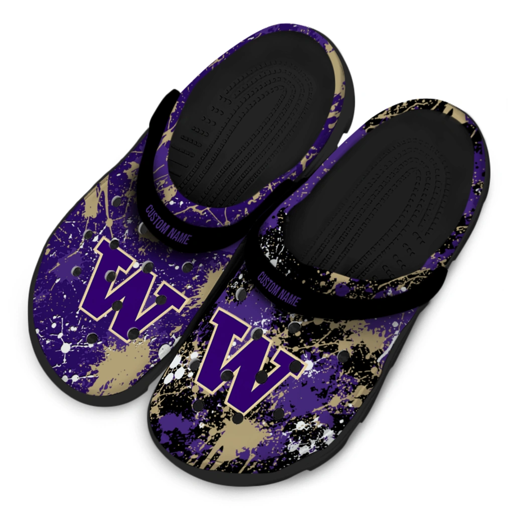 washington-huskies-clog-customized-splatter-splash-purple-black-latest-model.webp