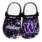 Washington Huskies Clogs - Personalized Graffiti Burst Purple Black 1 washington-huskies-clog-personalized-graffiti-burst-purple-black-best-selling.webp