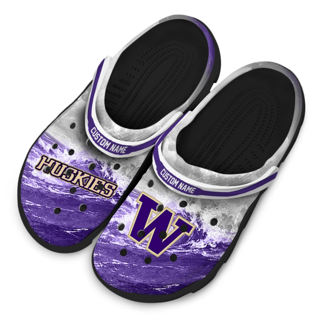 washington-huskies-clog-personalized-wave-swirl-purple-white-latest-model.webp