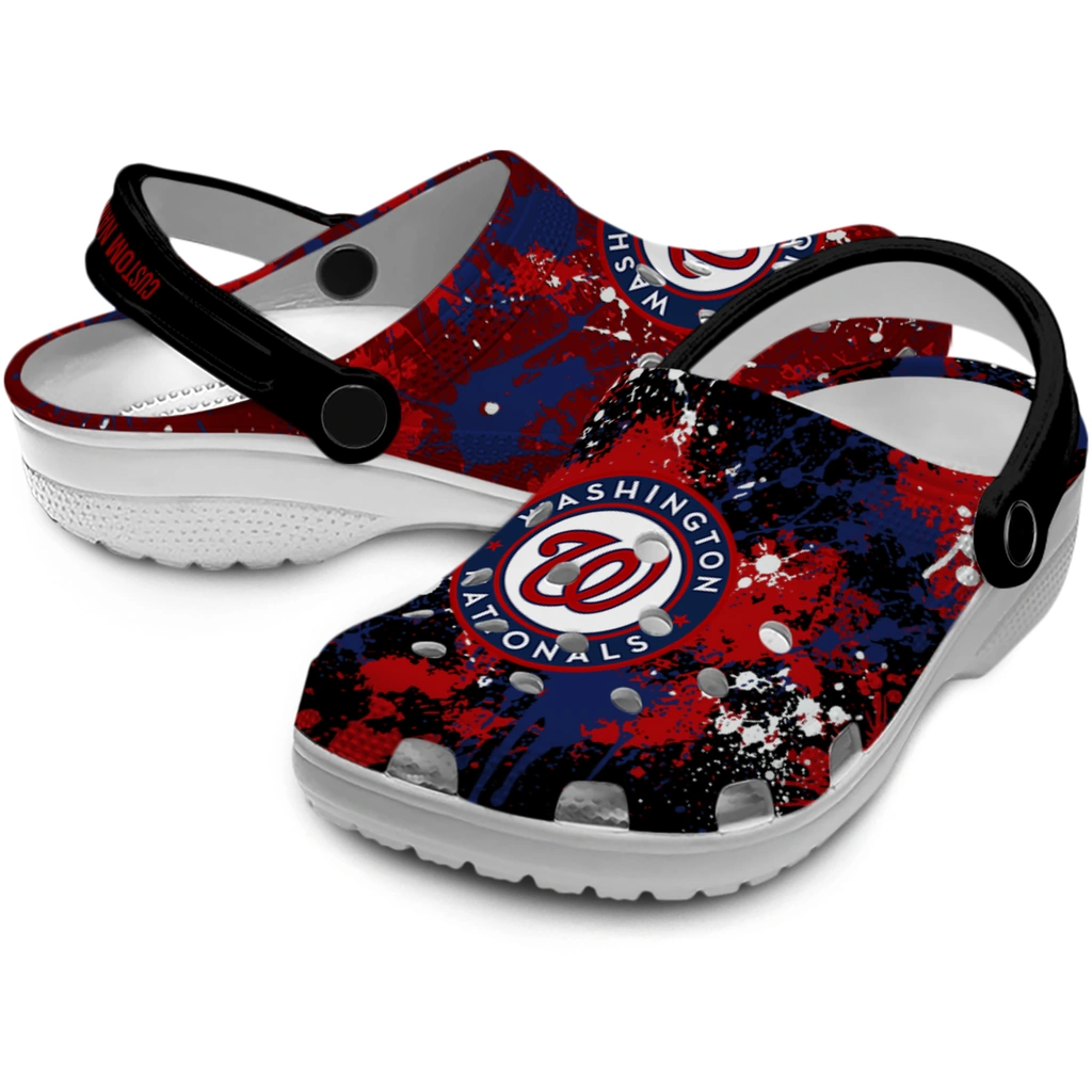 washington-nationals-clog-personalized-splatter-splash-red-black-high-quality.webp