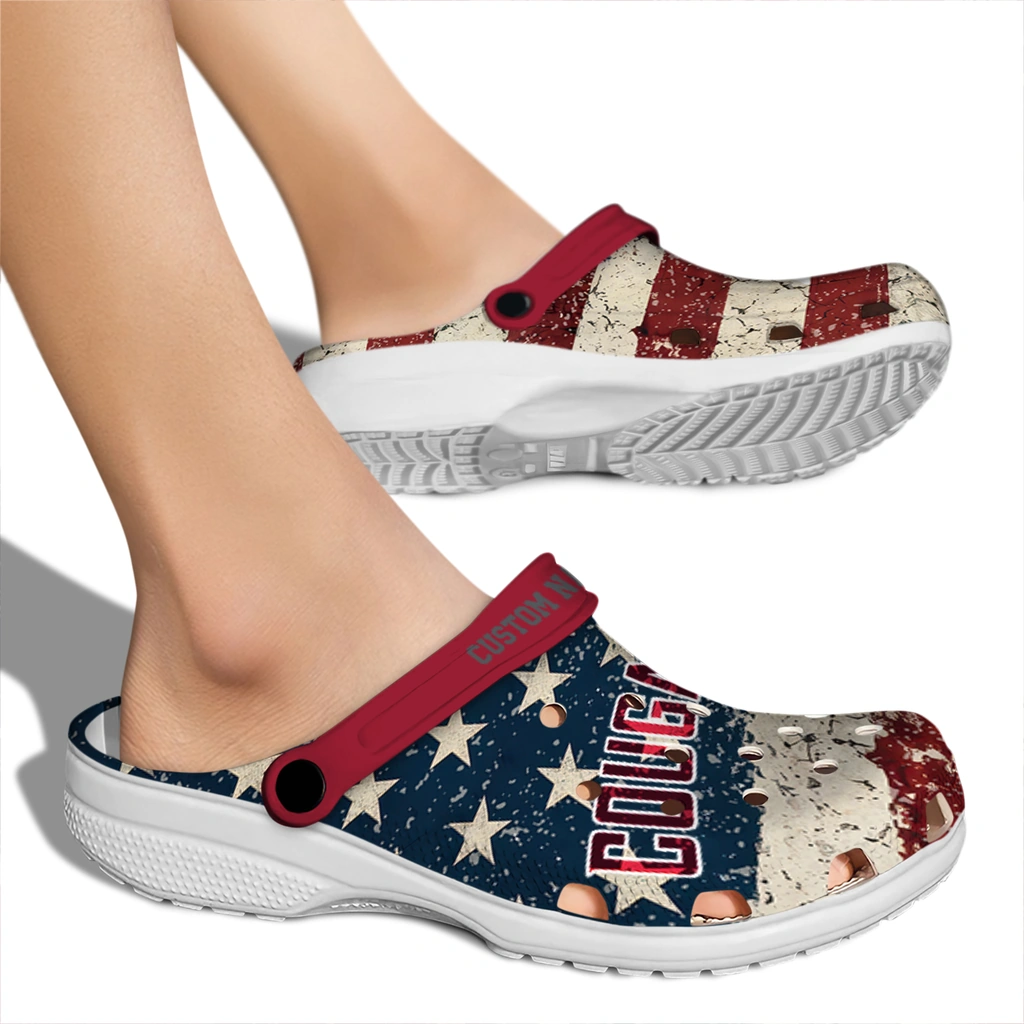 washington-state-cougars-clog-customized-distressed-stripes-crimson-red-blue-fashion-forward.webp