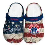 Washington Wizards Clogs - Custom Distressed Stripes Blue Red Blue 1 washington-wizards-clog-custom-distressed-stripes-blue-red-blue-best-selling.webp
