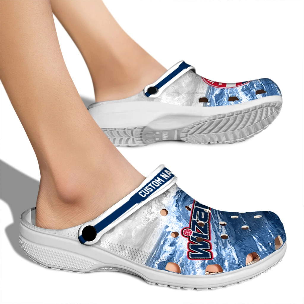 washington-wizards-clog-personalized-wave-swirl-blue-white-fashion-forward.webp