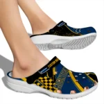 west-virginia-mountaineers-clog-custom-checkered-streaks-blue-black-best-selling.webp