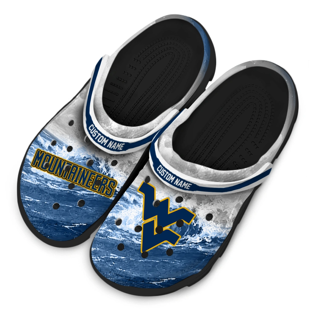 west-virginia-mountaineers-clog-custom-wave-swirl-blue-white-latest-model.webp