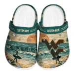 west-virginia-mountaineers-clog-personalized-wave-scene-fir-green-best-selling.webp