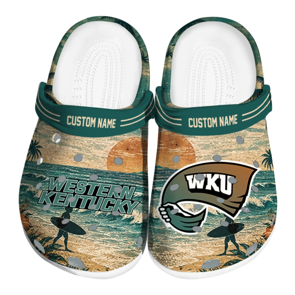 western-kentucky-hilltoppers-clog-customized-wave-scene-fir-green-best-selling.webp western kentucky hilltoppers clog customized wave scene fir green best selling