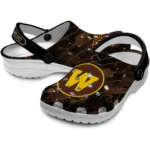 western-michigan-broncos-clog-customized-circuit-geometry-brown-black-best-selling.webp