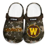 Western Michigan Broncos Clogs - Customized Digital Camo Brown 1 western-michigan-broncos-clog-customized-digital-camo-brown-best-selling.webp
