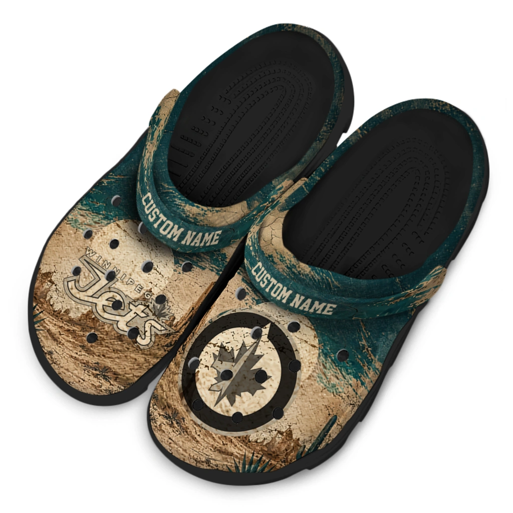 winnipeg-jets-clog-personalized-cracked-landscape-fir-green-beige-latest-model.webp
