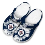 Winnipeg Jets Clogs Splatter Graphics Best Selling