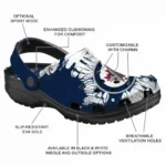 Winnipeg Jets Clogs Splatter Graphics Best Selling