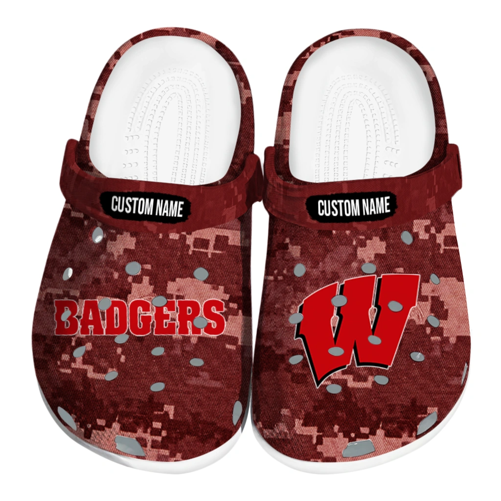 wisconsin-badgers-clog-personalized-digital-camo-red-best-selling.webp wisconsin badgers clog personalized digital camo red best selling