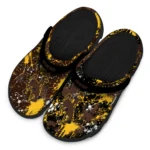 wyoming-cowboys-clog-custom-splatter-splash-brown-black-best-selling.webp